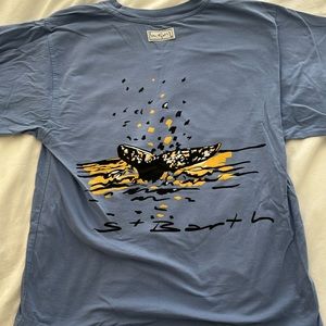 Hubert Le Gall ST. BARTH Unisex Whale Tail Tee-Shirt🇫🇷